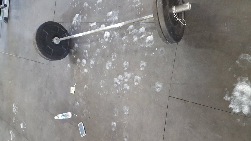 Image result for crossfit chalk handprints